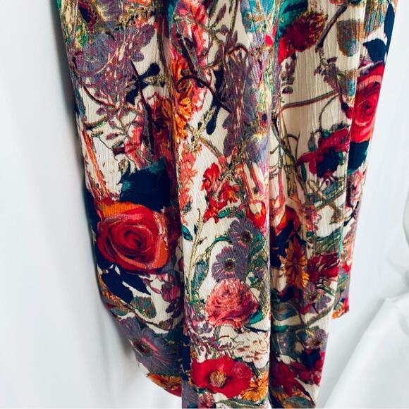 Entro Floral Mini Dress/Tunic Size Small - Picture 5 of 12